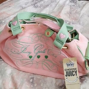 Juicy Couture Velour Juicy Girls Club Purse/Bag
